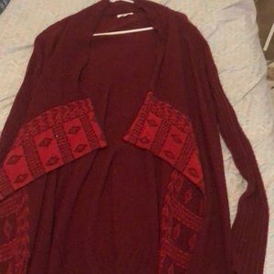 Cute mudd red cardigan!